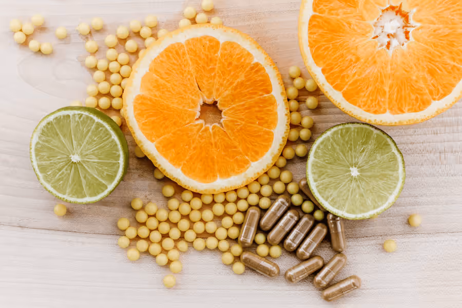 Zitrusfrüchte mit hohem Vitamin c Gehalt.