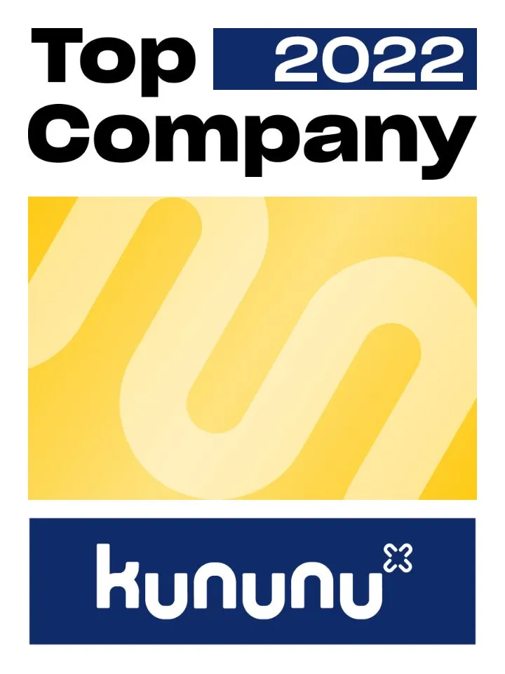 Auszeichnung als Top Company 2022 Kununu