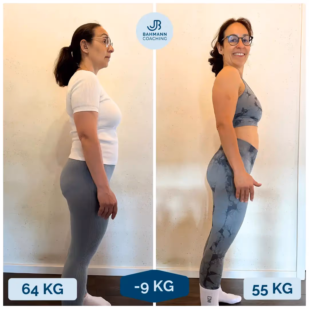 -9 kg | 42 Jahre | 158 cm